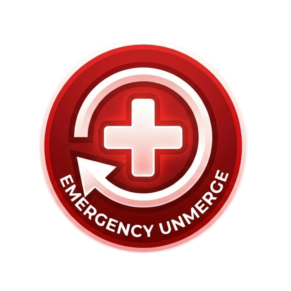 Emergency Unmerge Logo